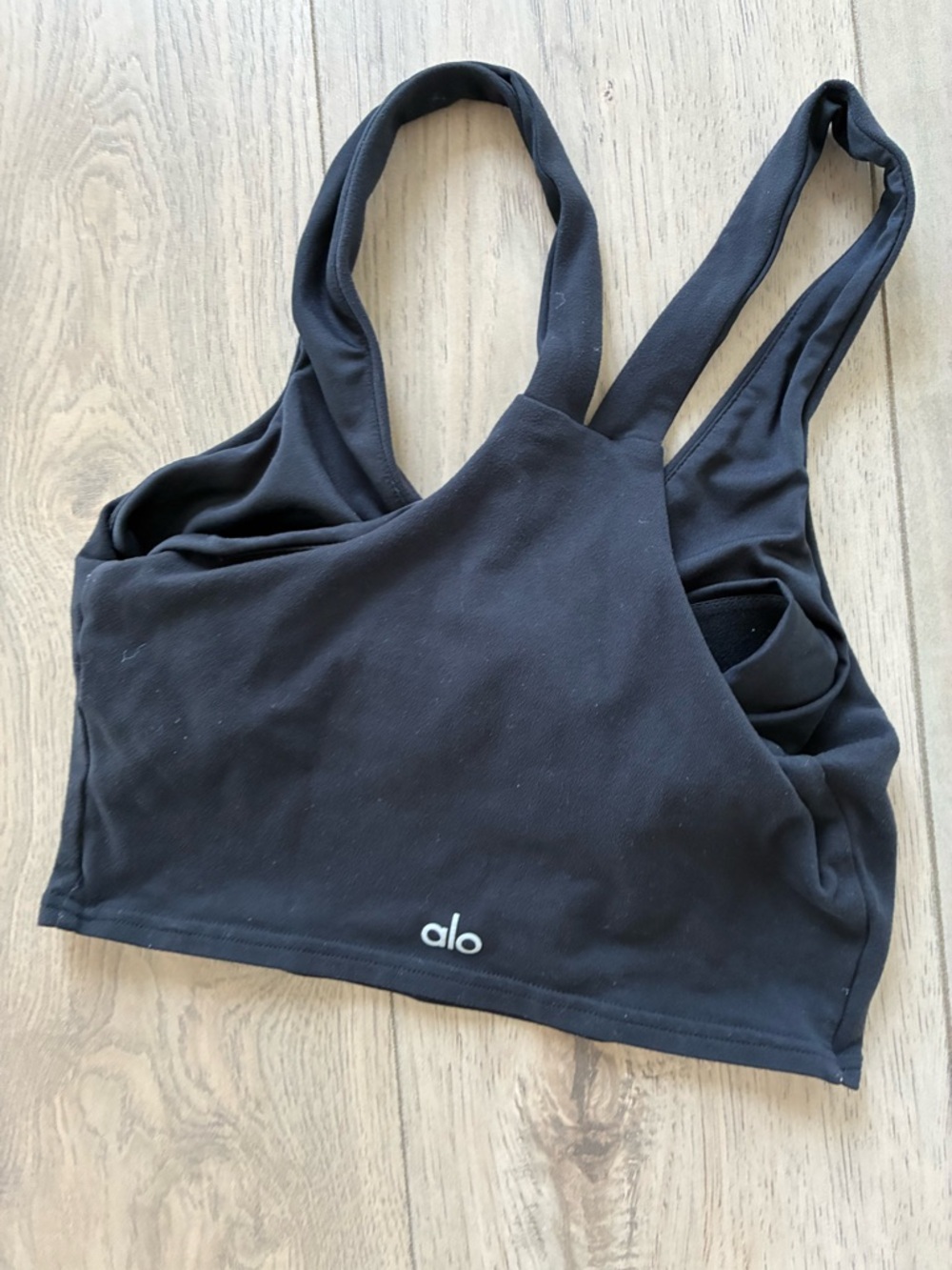 ALO Yoga Black Sports Bra Tank Top
